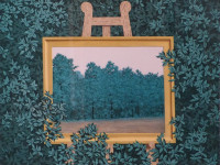 Sala Rene Magritte - La Cascade- Litografia - 58 x 78 cms - 1965